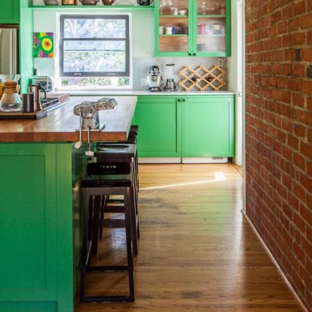 Cozinha Verde Greenery e outros tons!