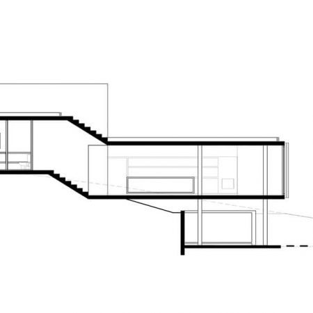 Casa Moderna em São José dos Campos por Obra Arquitetos 023 Corte bb