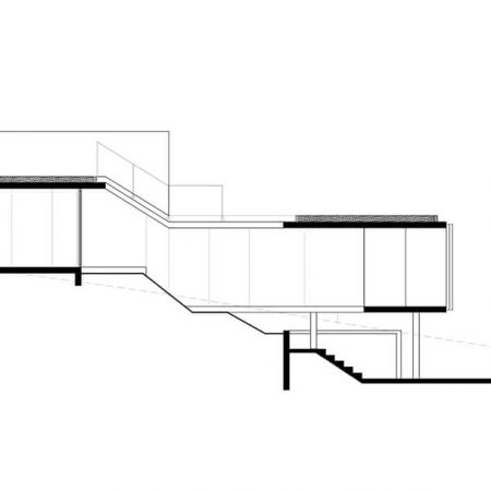 Casa Moderna em São José dos Campos por Obra Arquitetos 024 Corte cc