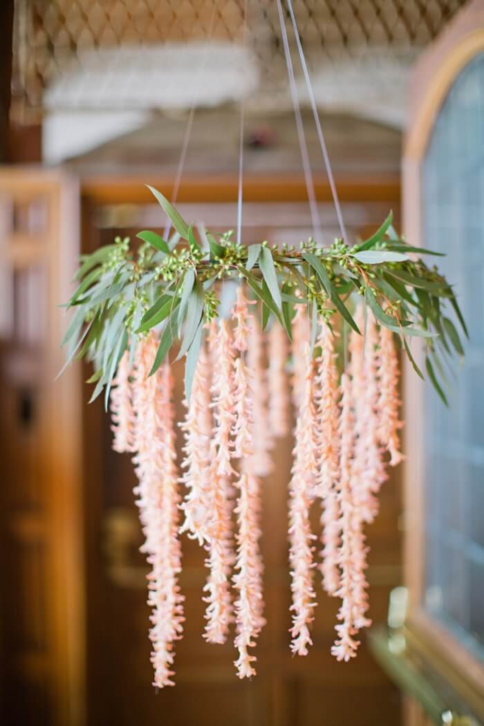 DIY - Faça você mesmo Como fazer um arranho de flores suspenso decoração casamentos