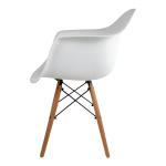 Cadeira Eames DAW Plastic Chair - Branca